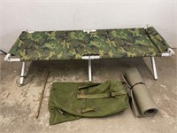 Military Surplus Cot in Bag