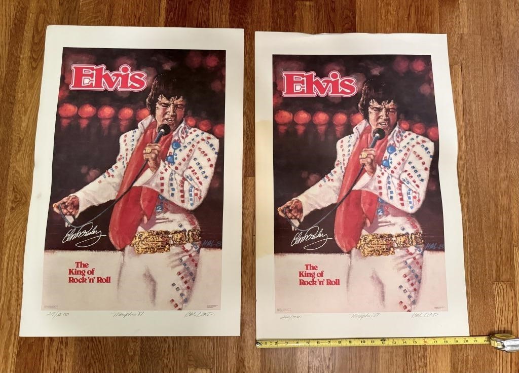 Two Elvis Posters - Ck Pics