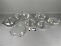 Pyrex & Anchor Hocking Glass Lidded Dishes