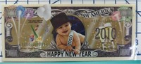 Happy New Year 2010 banknote