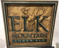 Elk Mountain Amber Ale wall beer advertisement