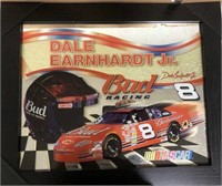 Dale Earnhardt Jr. Budlight “Bud” framed mirror