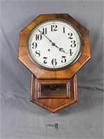 Wall Clock w/ Key