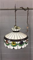 Leaded Stain Glass Hanging Light