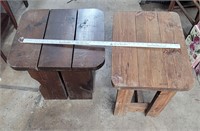 2 Wooden End Tables