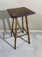 Antique Bamboo Fern Table