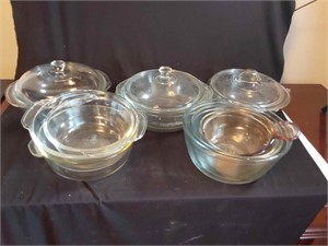 Glass Casserole Dishes & Mixing Bowls