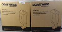 2 Boxes Coastwide J Series Automatic Dispenser