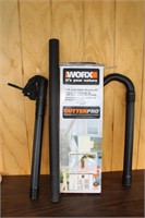 Worx gutter pro, 11ft reach gutter cleaner kit