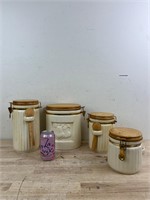 Four piece canister set