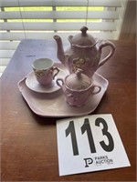 Miniature tea set