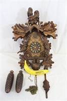 Vintage German-Made "Owls" Cuckoo Clock