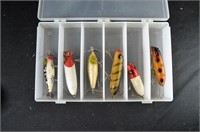 (6) VINTAGE SOUTH BEND FISHING LURES