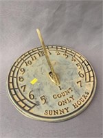 Cast Metal Sundial