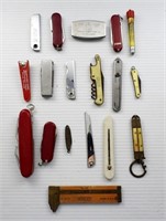 WORKING MANS KNIVE LOT - UTILITY & MORE