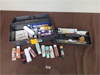 Paints and art tool box