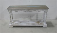 16"x 56"x 29.5" Distressed Hall/ Console Table