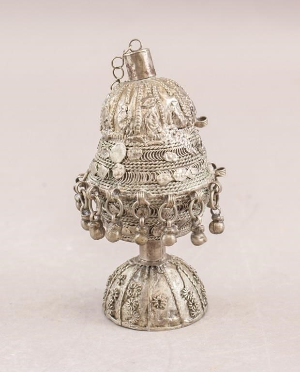 European Silver-plated Hanging Bell