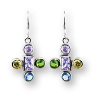 Gorgeous 2.23ct Gemstone Designer Earrings