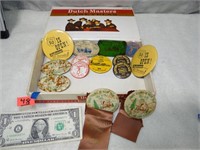 Old Hwy 50 Placerville Wagon Train Buttons w/ Box