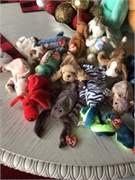 Set of 15 assorted beanie babies - all different