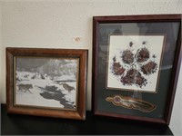 2 Framed Wolf Pictures