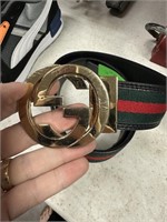 GUCCI DESIGNER BELT / BUCKLE NOTE