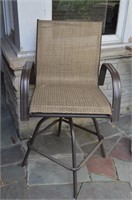 High Swivel Outdoor Patio Chair