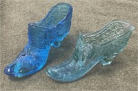 2 - Fenton Glass Slippers