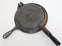 GRISWOLD AMERICAN No. 8 Cast Iron Waffle Maker