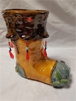 Ceramic beaded boot/stocking