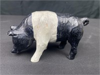 Hampshire hog hand carved, by Bud Shaw formerly