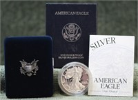 1997 PROOF SILVER EAGLE W BOX PAPERS