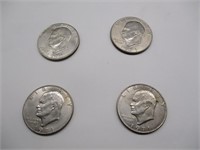 4-1972 Eisenhower Silver Dollars