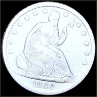 1868-S Seated Liberty Half Dollar XF+