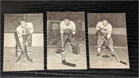 3 1952 53 St Lawrence Sales Hockey Cards F