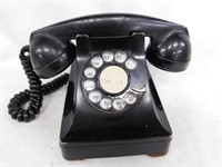 1930's Western Electric bakelite rotary telephone,