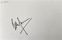Rolling Stones Bill Wyman original signature