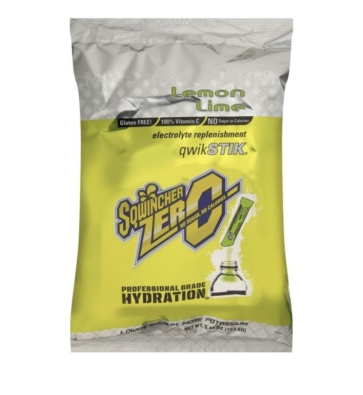 (1) Box Sqwincher, Zero Sugar, Lemon Lime (500) CT