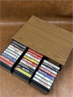 Vintage Cassette Taps in Vintage Console