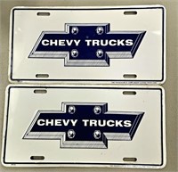 2 Chevy Truck Vanity Tags 00165