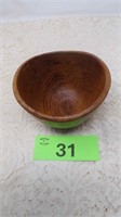 Small Wooden Teak Bowl