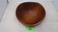 Large Wooden Teak Bowl