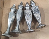 Vintage Silver Salt & Pepper Shakers