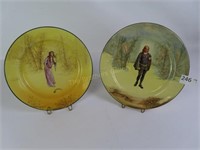 Pr of Royal Doulton Plates, Hamlet & Ophelia