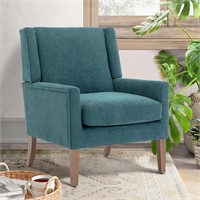 COLAMY Wingback Chair  Teal
