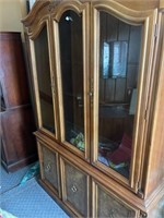 One piece hutch 6 1/2 feet tall