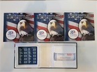 4 - US Mint State Quarter Rolls Display Box