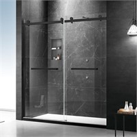 Milano Double Sliding Shower Door  60x74in