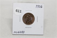1906 Cent-MS62RB